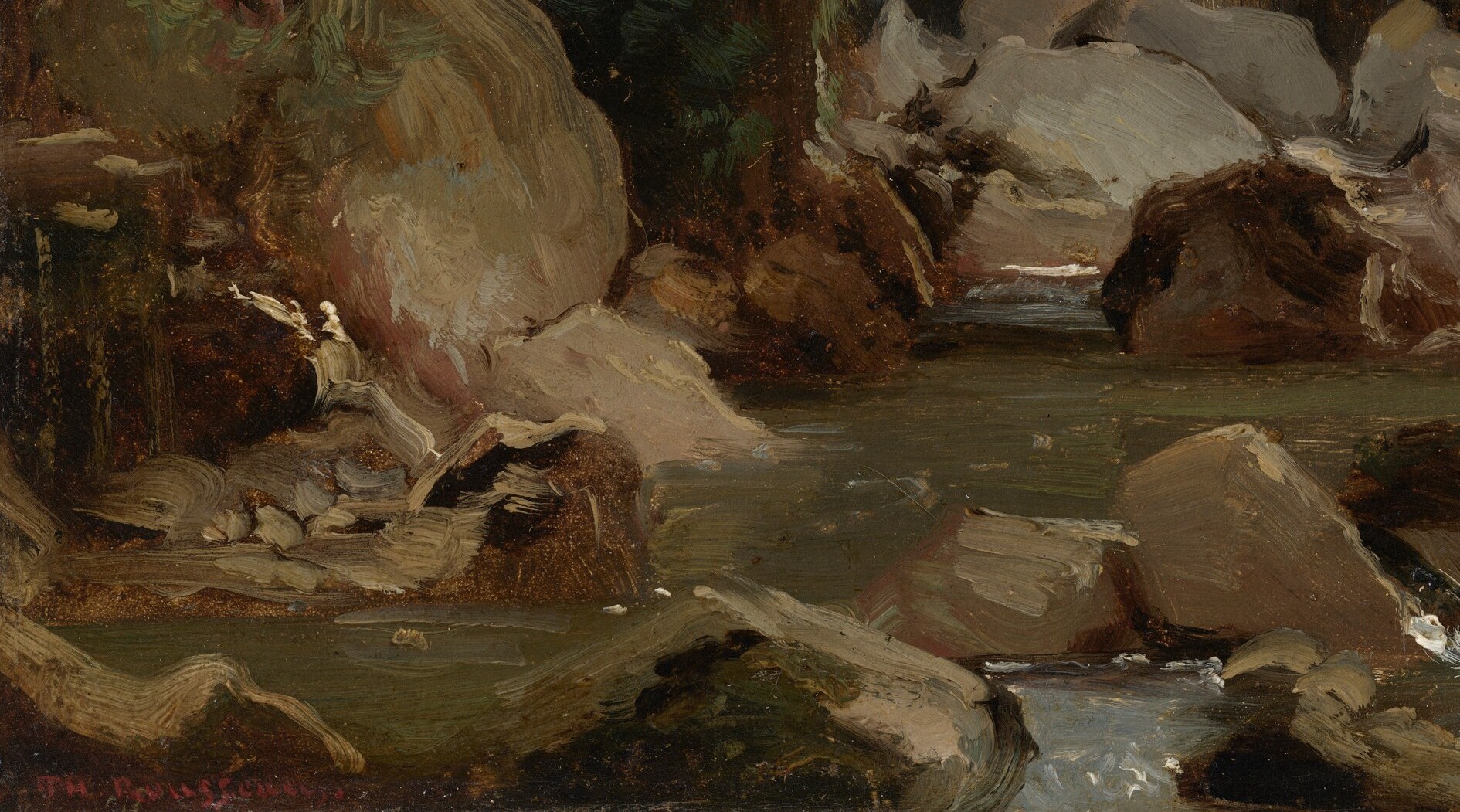 The painter was twenty, hiking the Auvergne with oil paints on paper.