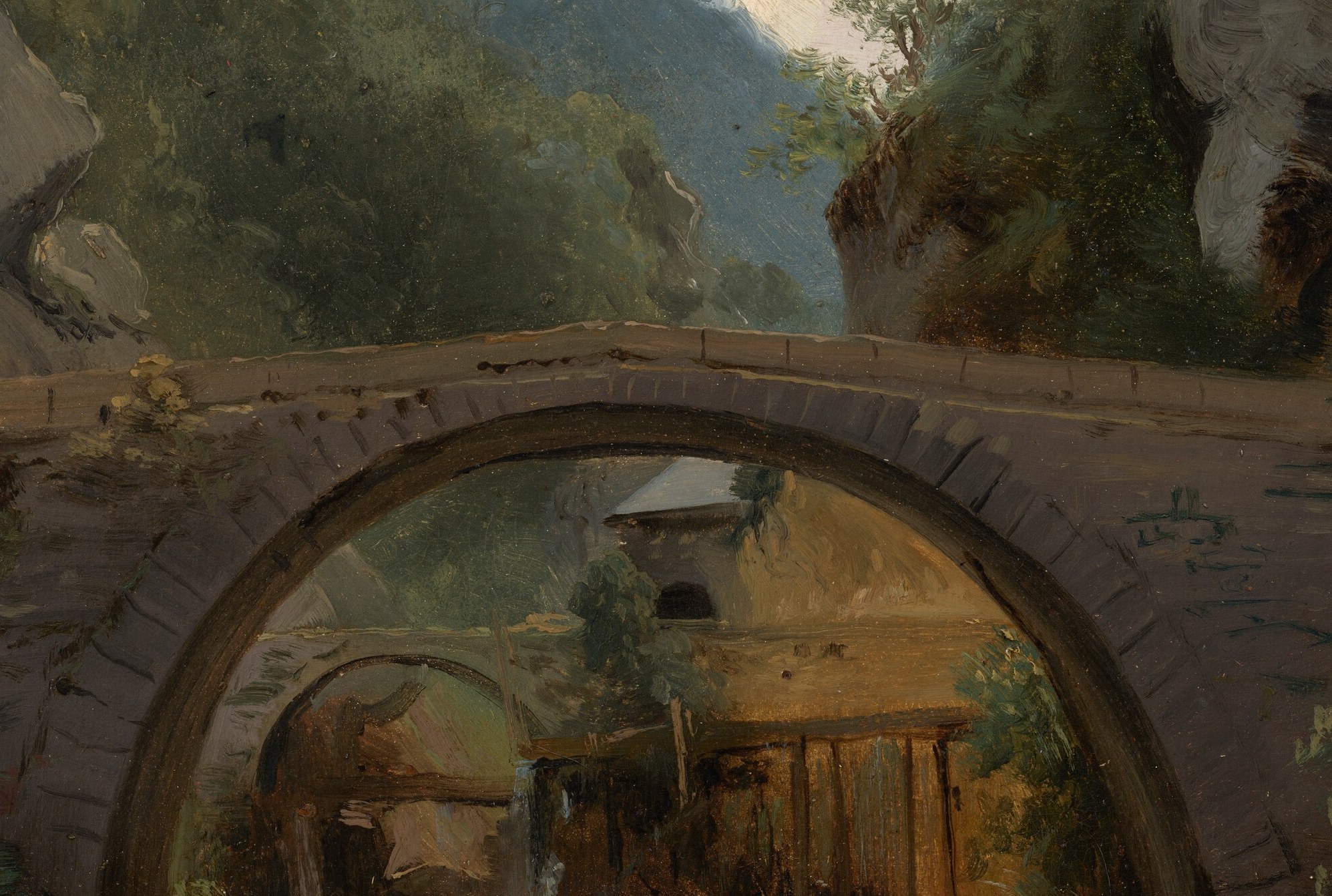 A stone bridge has stood here longer than anyone remembers.
