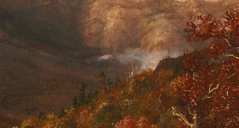 He criticized industrialism and urban expansion in his landscapes.