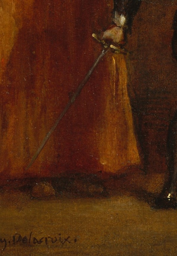 He has just killed a man.