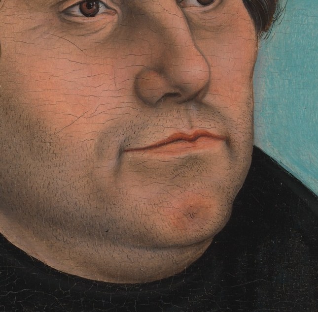 The artist captured every detail of his skin.