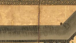 The wooden bridge marks the famous Eight Bridges from the Tale of Ise.