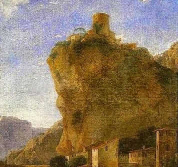 Here, he depicts Lyon, with its Fort Saint-Jean and Chateau Pierre-Scize.