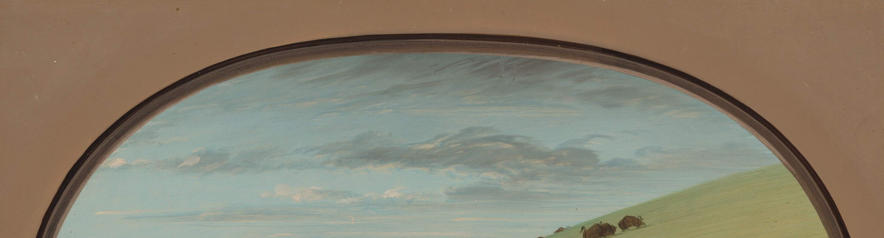 The sky's soft rendering contributes to the atmosphere of a wide-open, possibly temperate, day.