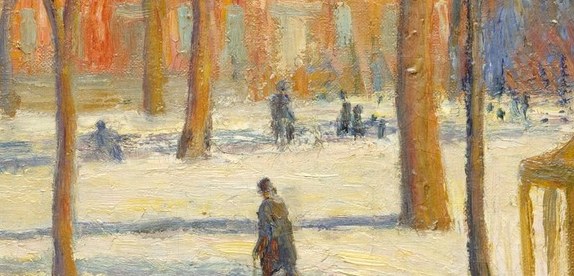 Glackens painted ordinary people going about their routines.