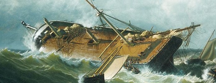 He saw shipwrecks, and painted them with chilling authenticity.