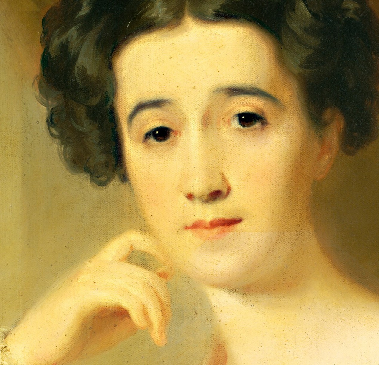 The artist, Thomas Sully, was known for his elegant style.