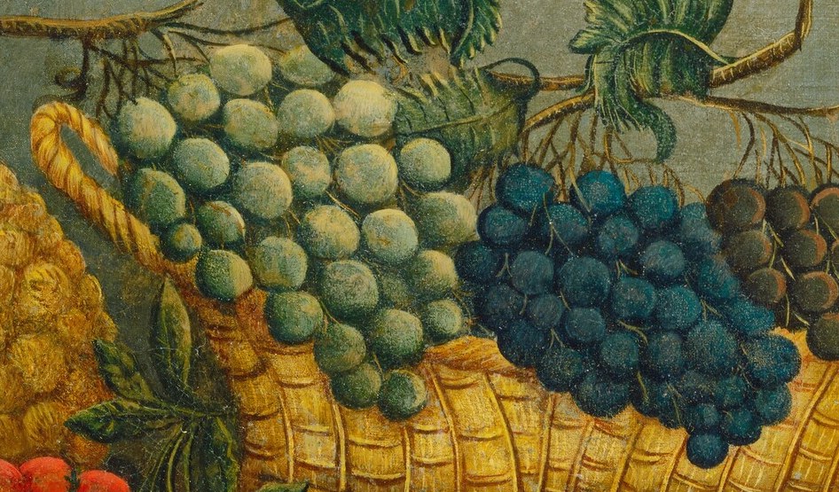 The artist captured the delicate sheen of fresh moisture.