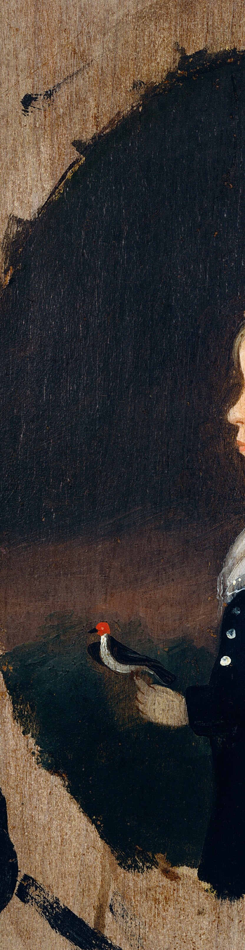 The artist, Jacob Eichholtz, painted on wood.