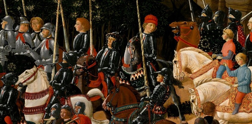 But this painting was once sawn into three separate pieces.