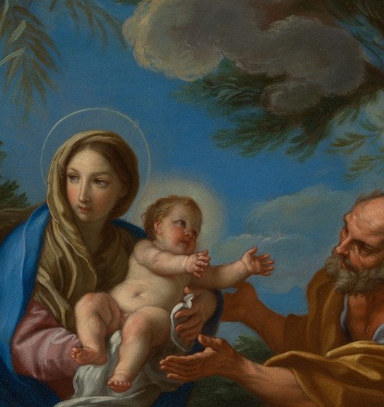 The artist painted on copper, a medium known for its permanence.