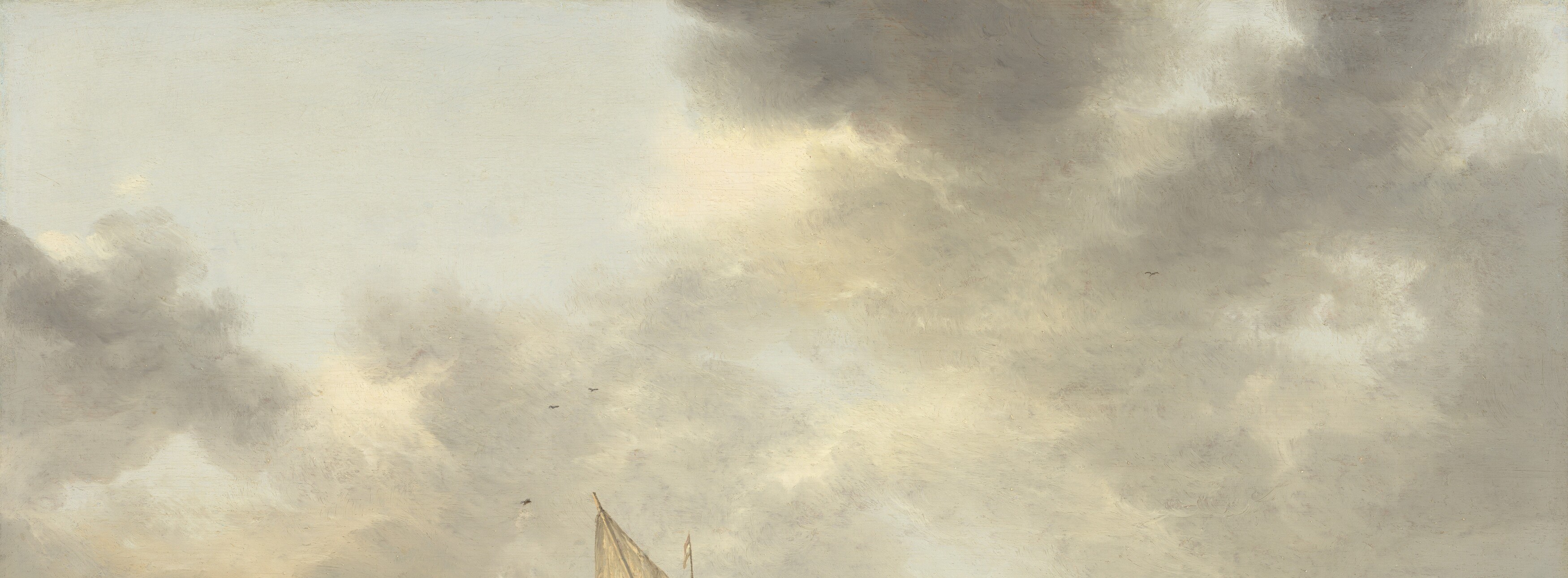 He was known for luminous skies, like this one, with soft clouds.