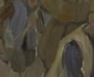 The artist humanized history, focusing on ordinary participants.
