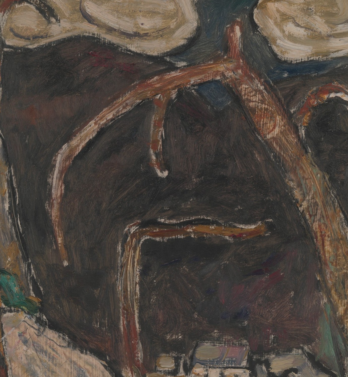 Its sheer scale and dark tones create a sense of foreboding and isolation.