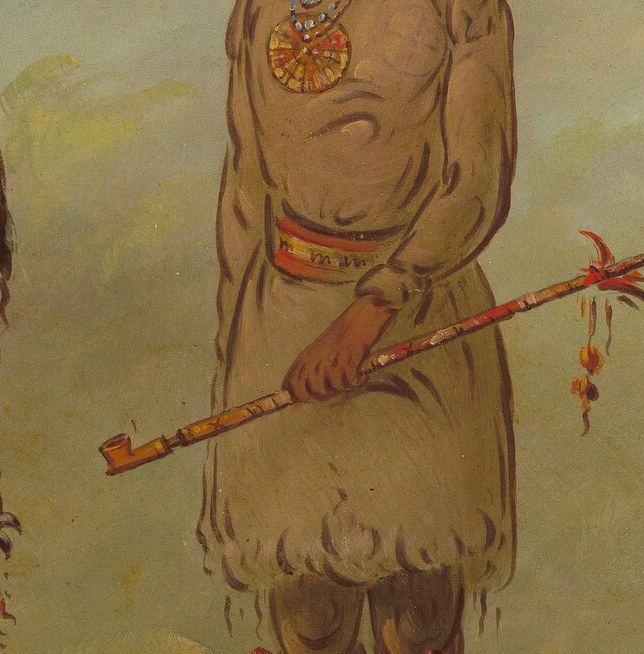 Catlin painted quickly, often finishing a portrait in a single sitting.