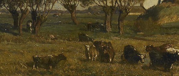 De Haas was known for his livestock, not his landscapes.