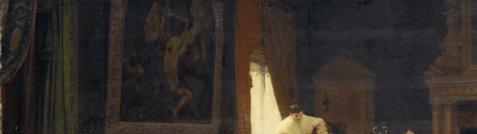 Vibert was known for mocking clerical laziness.