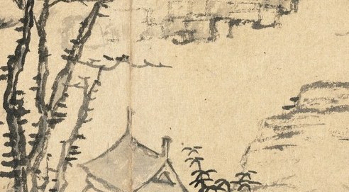 Even this small pavilion suggests a place of quiet refuge.