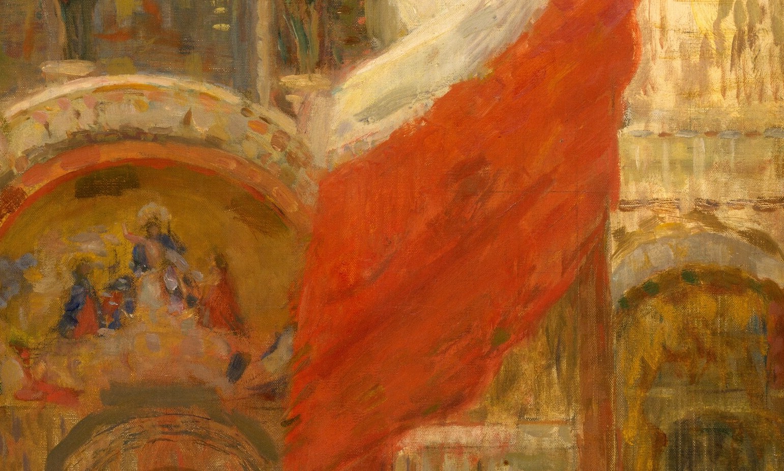 The painter gives you the noise, the light, the stone.