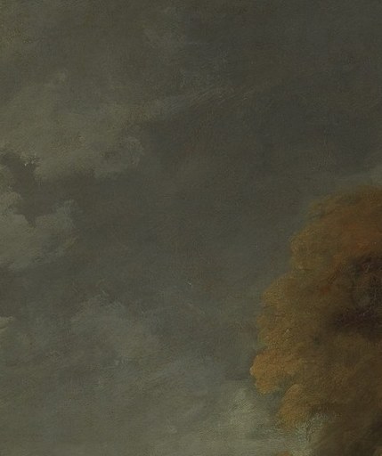 The central and most frontal face; his gaze toward the viewer anchors the composition and invites direct connection.