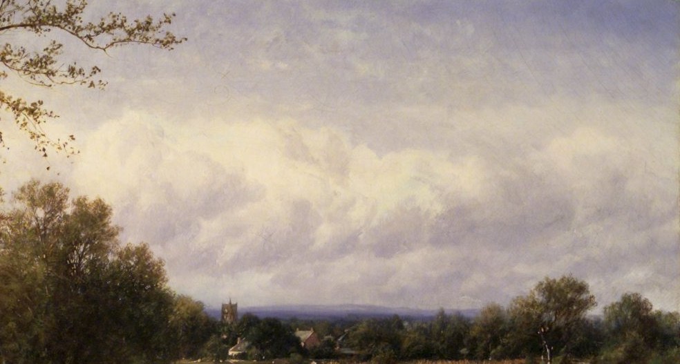 He was a member of the Hudson River School movement.