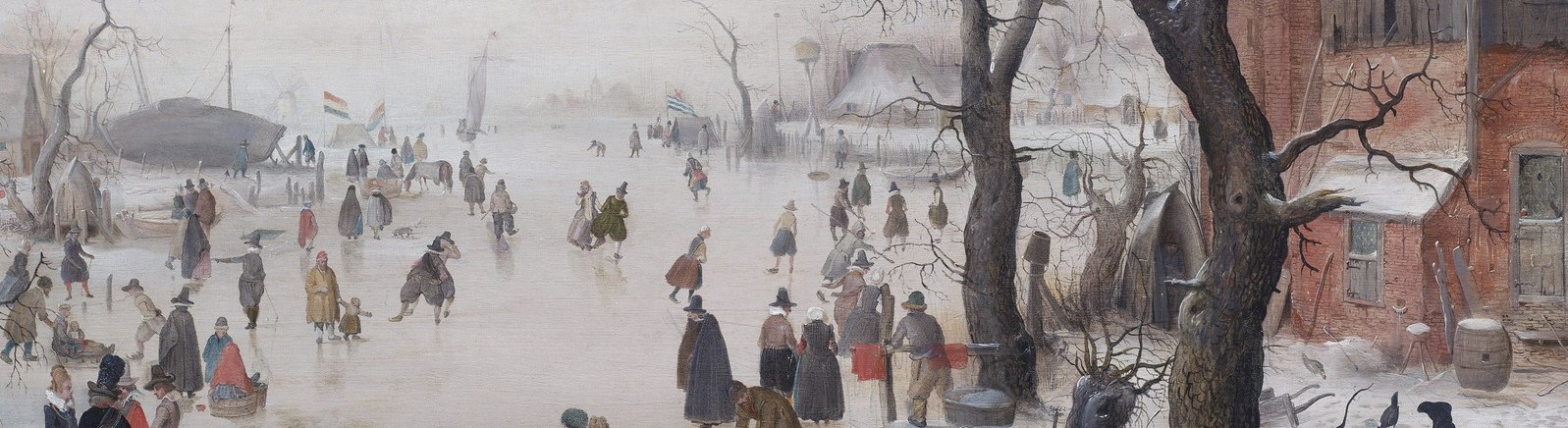 People flocked to the ice for games and socializing.