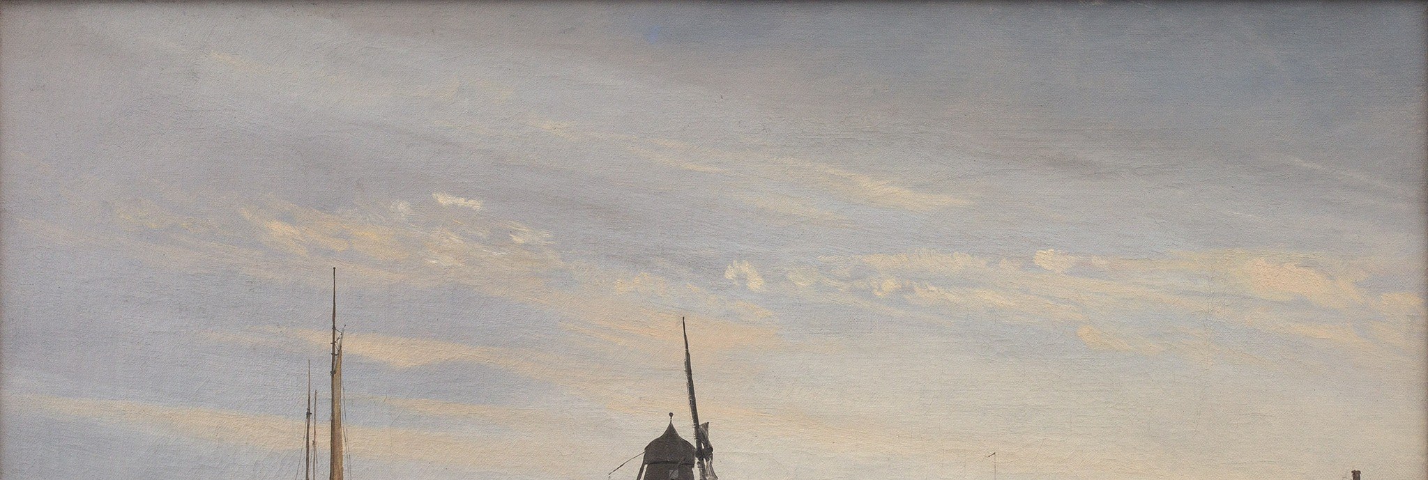 Look at the pale, soft clouds, blurring into the sky.