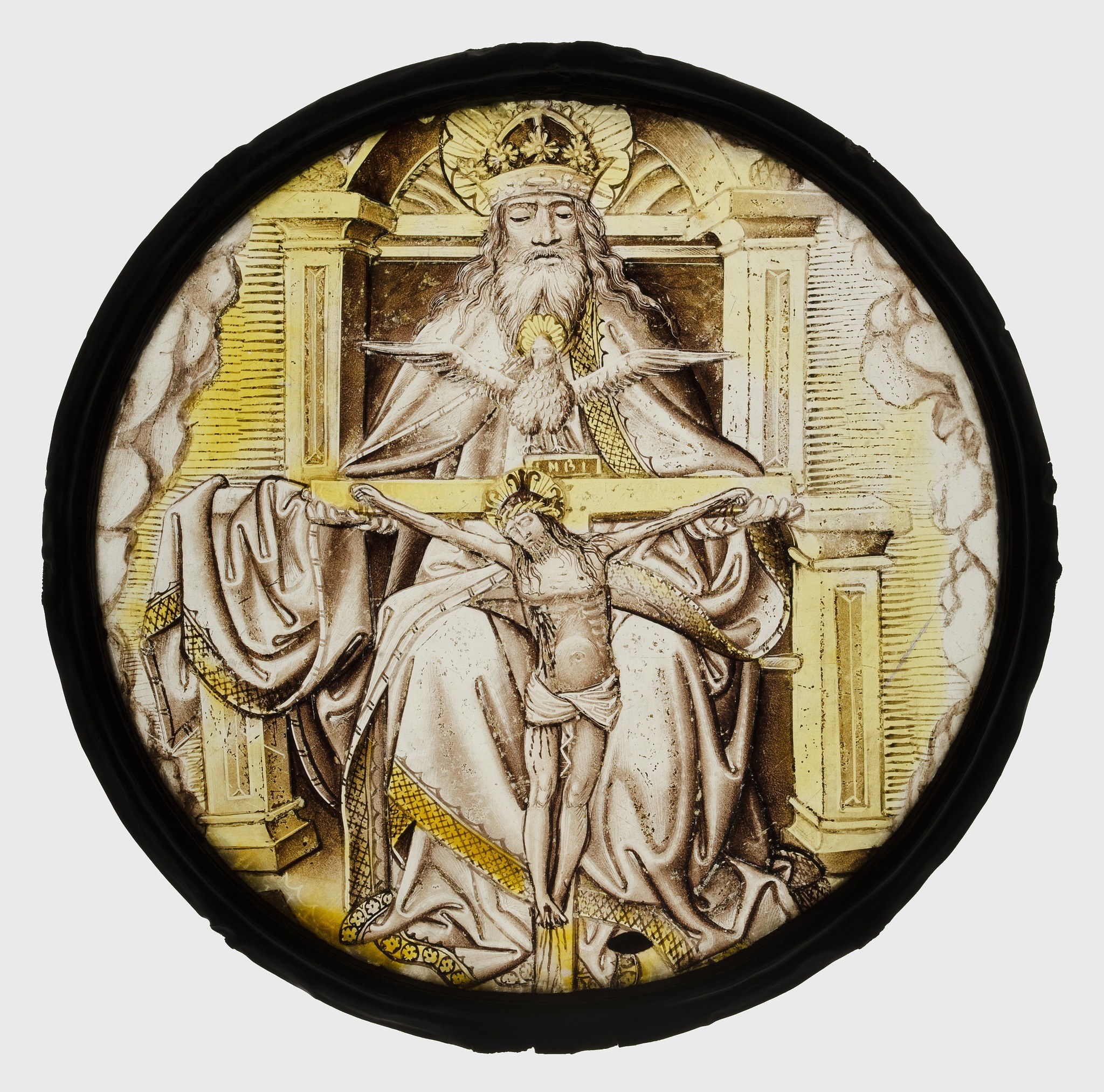 This 500-year-old glass makes a circle. A circle has no beginning or end.