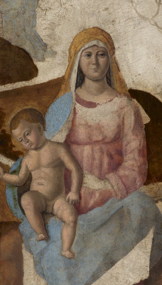 Look at the gentle focus on the Virgin and Child.