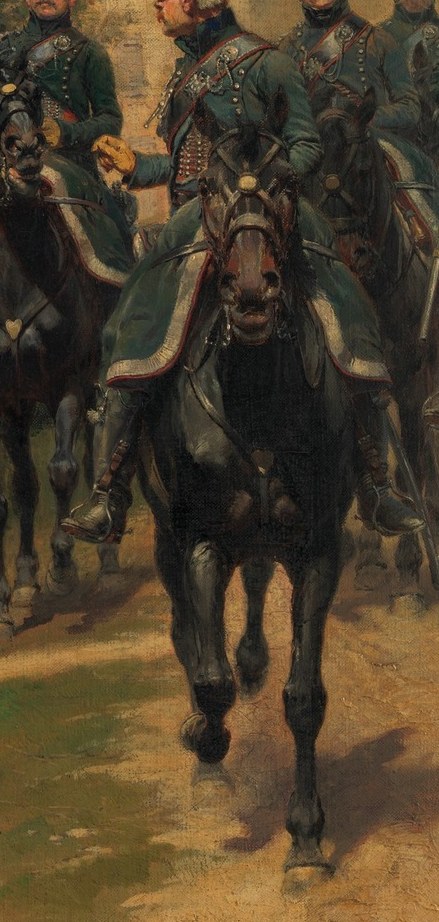 He was known for absolute precision in his military scenes.