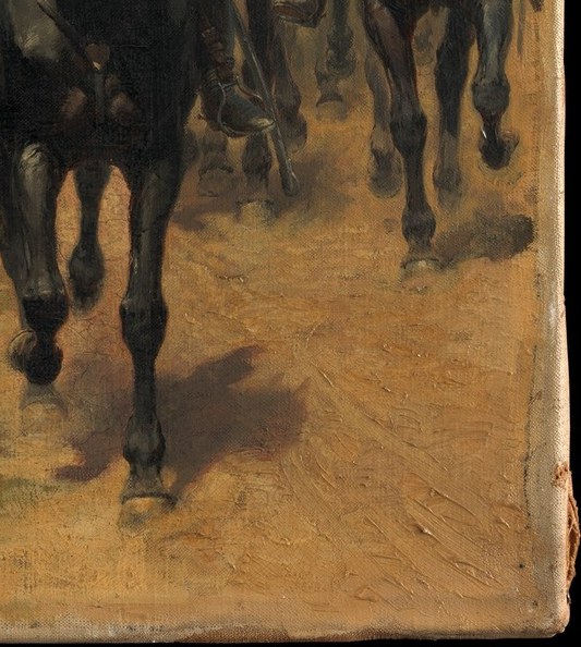 Even the dappled shadows on the road are full of realism.