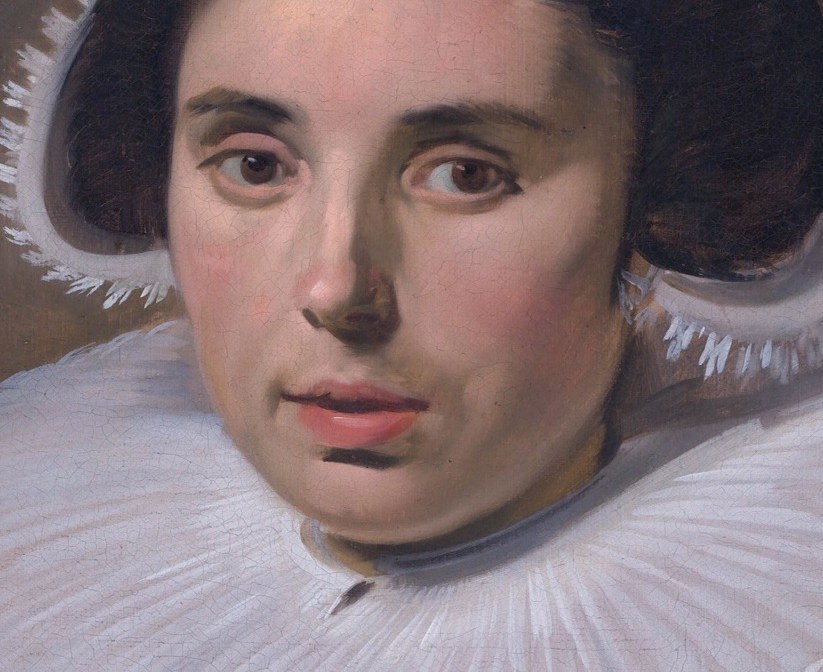 This is Sara Wolphaerts van Diemen, a prominent merchant's wife.