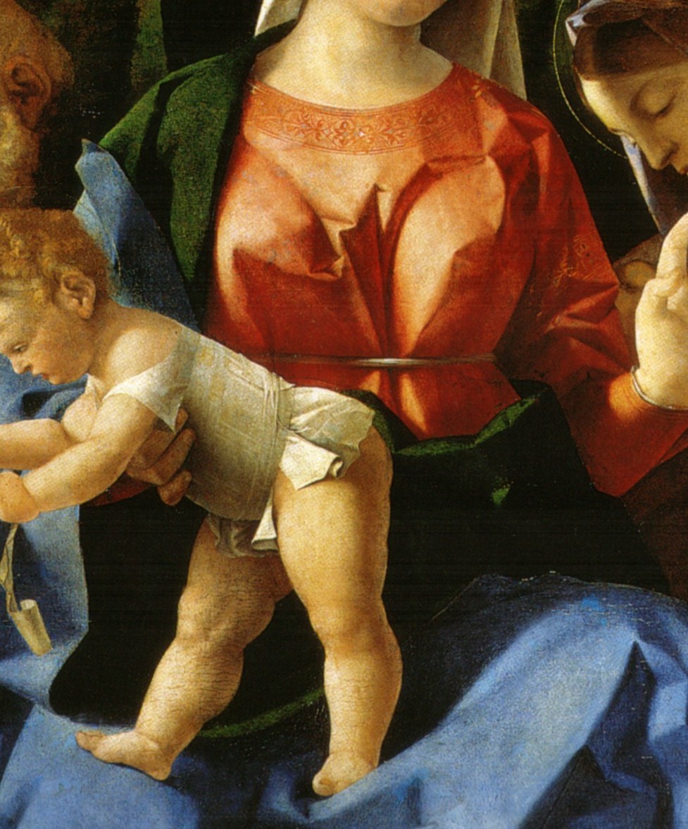 The painter Lorenzo Lotto focused on their serene devotion.