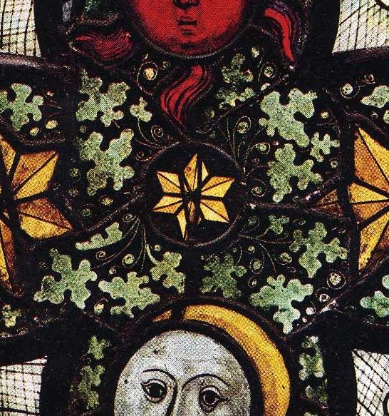 Even the intricate background patterns suggest cosmic light.