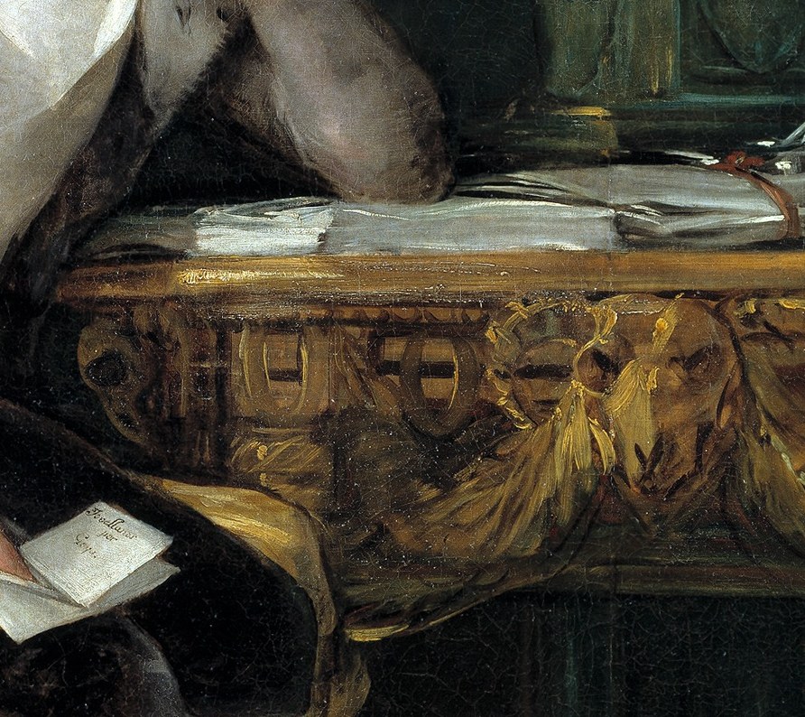 These objects symbolize his life as a writer, statesman, and intellectual.