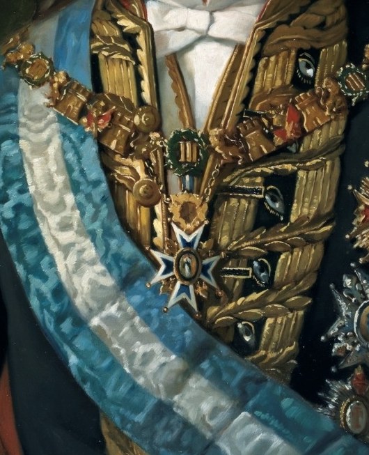 He was awarded the Order of Charles III and the Order of Christ.
