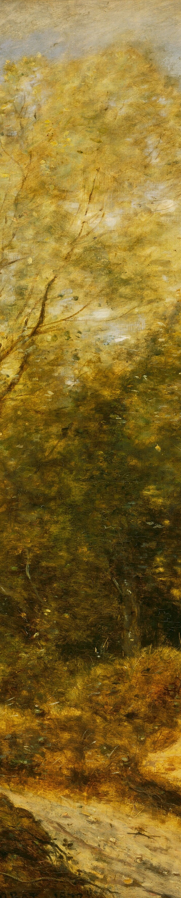 Corot was 76 years old.