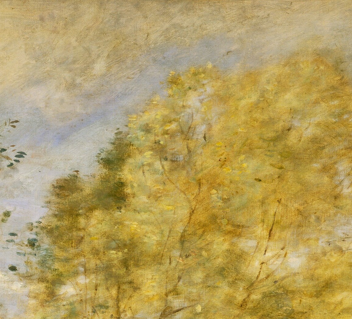 In his last years, he paints almost no trace of what the country suffered.