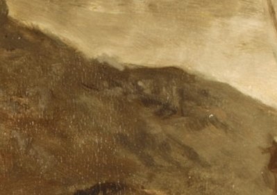Quixote is barely more than a dark shape.