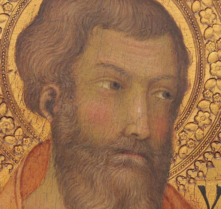 This painting dates to Simone Martini's hand, around 1318.