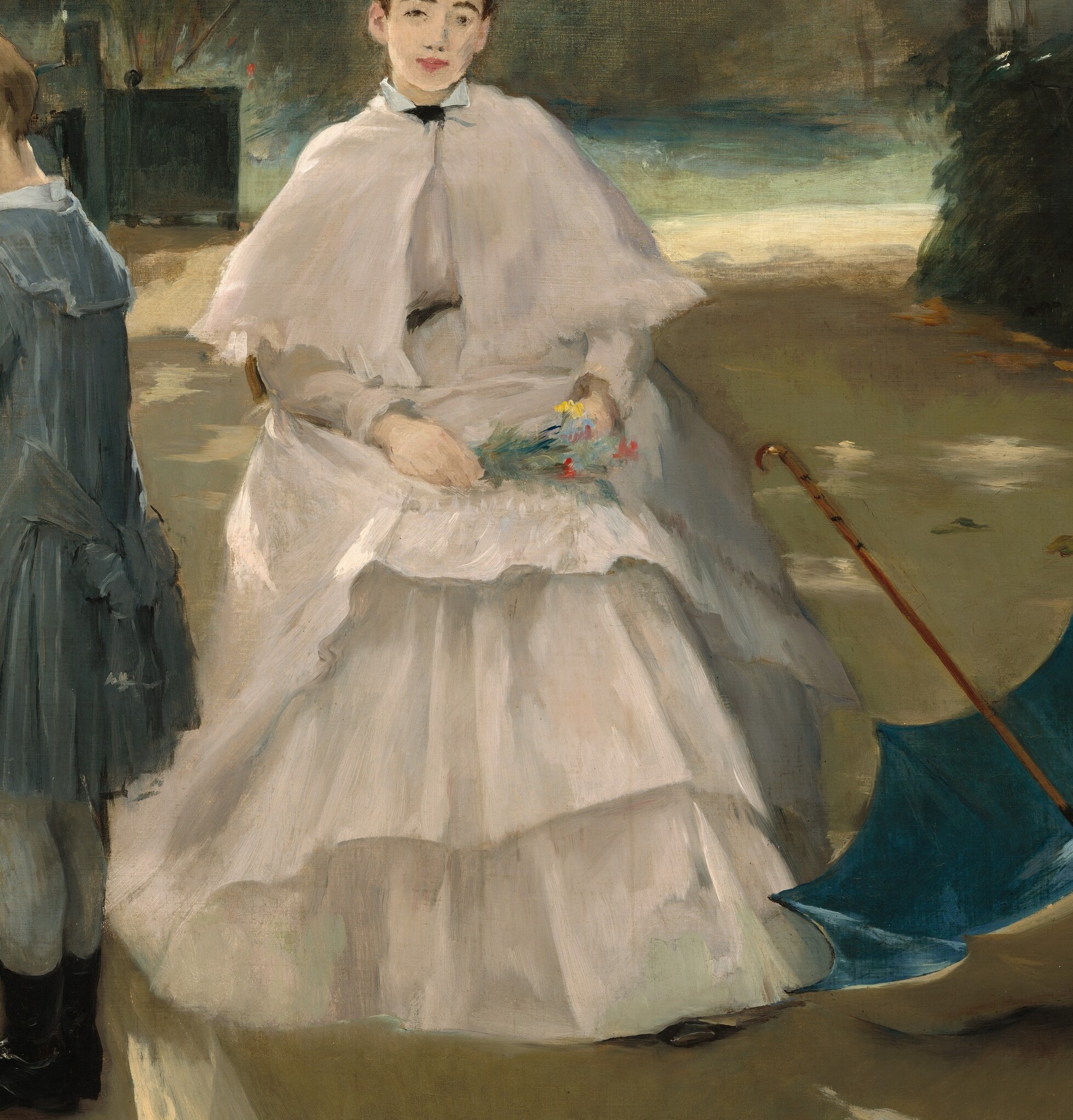 Eva Gonzalès painted this in 1878, while exhibiting with the Impressionists.