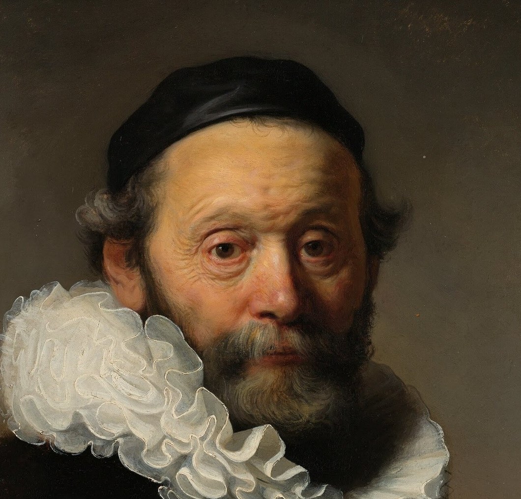 He paid Rembrandt a large sum for this portrait.