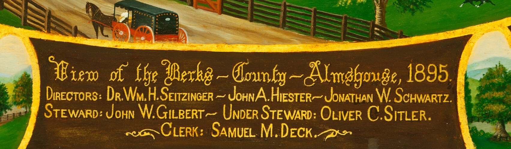The inscription names the directors who ran it.