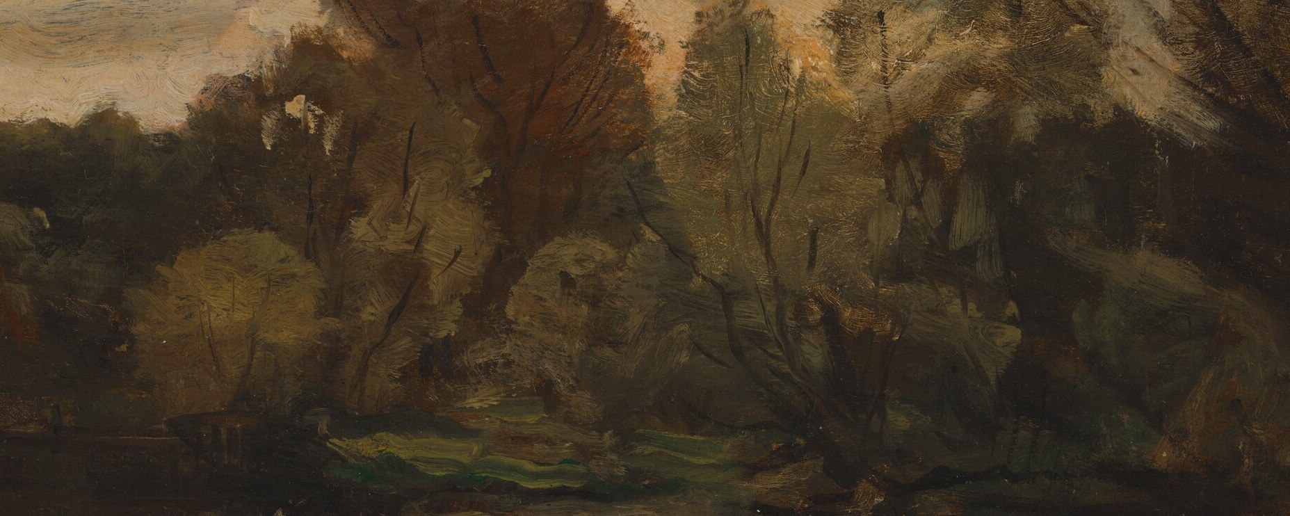 Beneath the trees and the shifting sky: a portrait.
