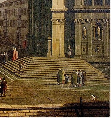 These steps are a focal point for human activity and suggest a place of gathering and importance.