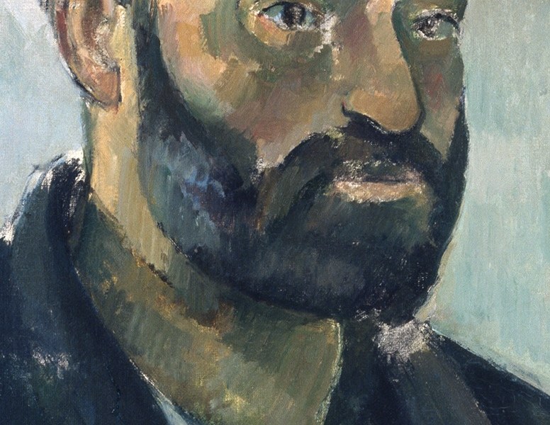 The texture and color of the beard are rendered with visible brushstrokes, adding to the tactile quality of the painting.