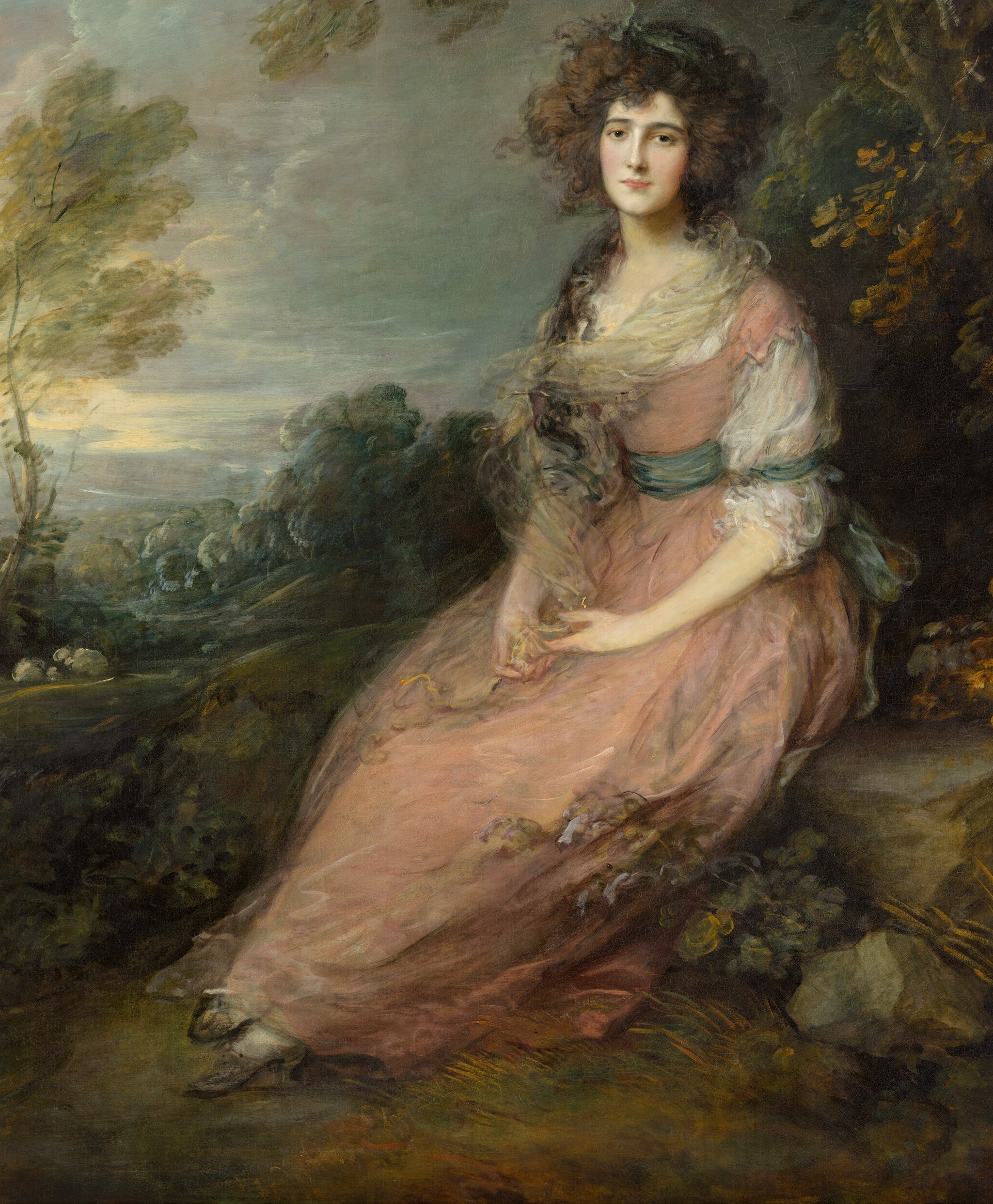 Customs passed it. No one suspected the shy passenger carried a Gainsborough.