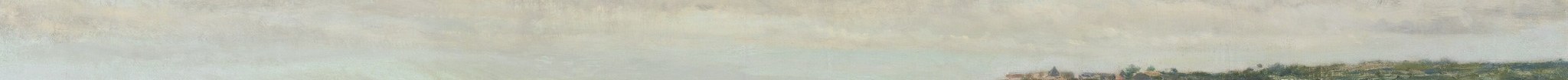 The low horizon emphasizes the vastness of the sky and the expanse of the land, creating a feeling of openness.