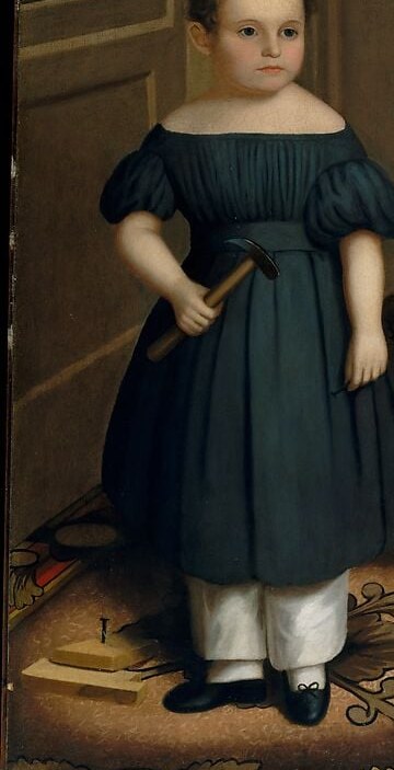 You wore your stiffest Sunday clothes and you did not move.