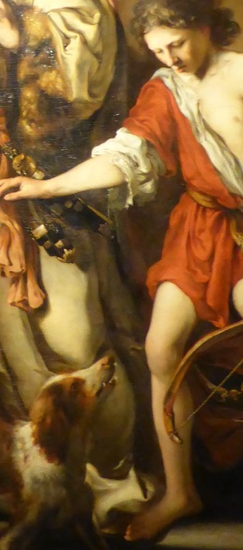 Ishmael. A child. A bow at his feet.